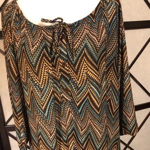 🔥Lady Noiz chevron patterned shirt.